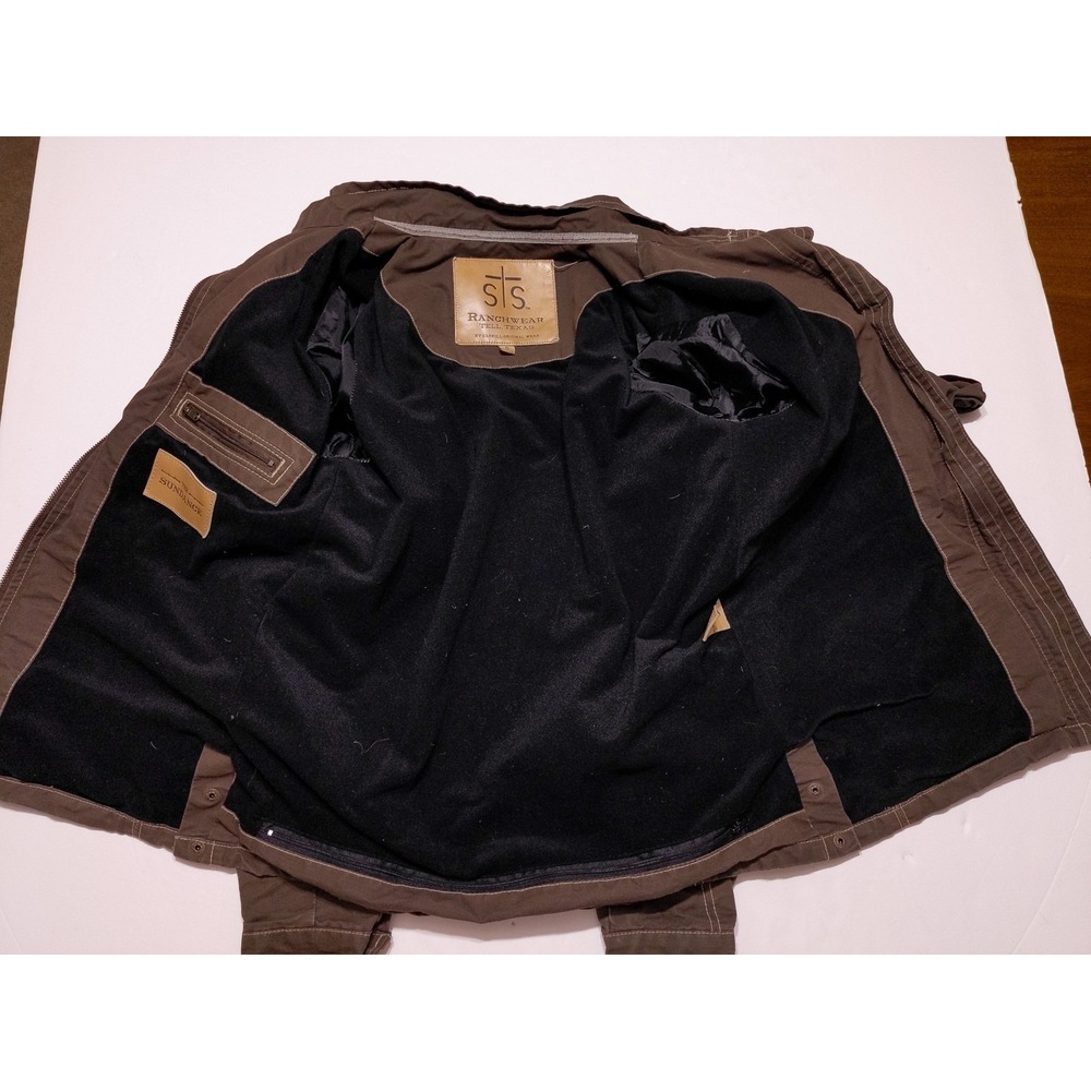 STS Ranchwear Sundance Canvas Jacket Carroll Original Wear Brown Men's Small S - Picture 3 of 13